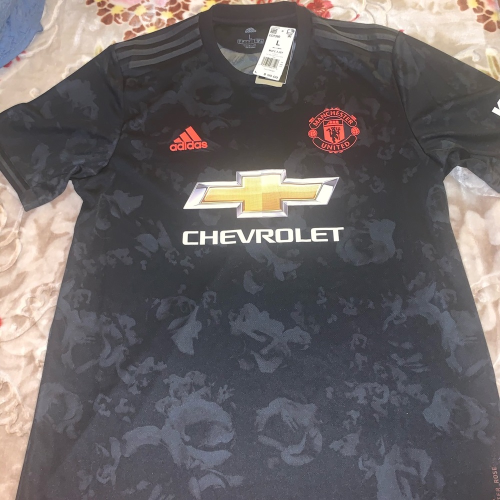 2019/2020 Manchester United Black Away jersey.